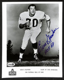 Ernie Stautner Official Pro Football HOF Auto/Signed 8x10 Photo JSA BA201967