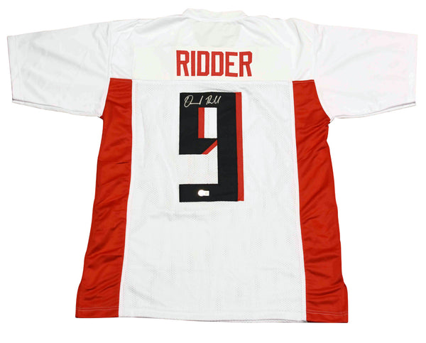 DESMOND RIDDER SIGNED AUTOGRAPHED ATLANTA FALCONS #9 WHITE JERSEY BECKETT