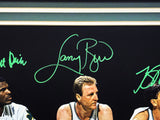 LARRY BIRD, MCHALE & PARRISH AUTOGRAPHED FRAMED 16X20 PHOTO BECKETT 234603
