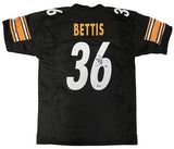Jerome Bettis of the Steelers Autographed Black Custom #36 Jersey Beckett