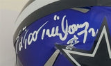 Ed "Too Tall" Jones Signed Dallas Cowboys Mini-Helmet (JSA COA) 3xPro Bowl DE