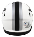 Cowboys Dak Prescott Authentic Signed Lunar Speed Mini Helmet BAS Witnessed