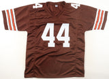 Harold Fannin Jr Signed Cleveland Browns Jersey (JSA) 2025 Draft Pck / Tight End