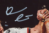 Devon Larratt Signed Unframed 8x10 Arm Wrestling Photo - White Shirt