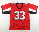 Michael Turner Signed Atlanta Falcons Jersey (Beckett) 2xPro Bowl Running Back