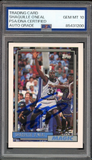 Shaquille O'Neal PSA 10 AUTO Rookie 1992 Topps #362 RC On Card GEM MINT AUTO
