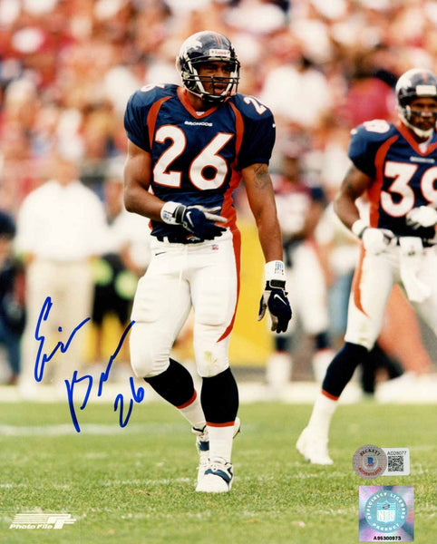 Eric Brown Autographed/Signed Denver Broncos 8x10 Photo Beckett 50442