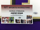 Courtney Upshaw Signed Ravens Jersey (GTSM COA) Super Bowl champion (XLVII) D.E.