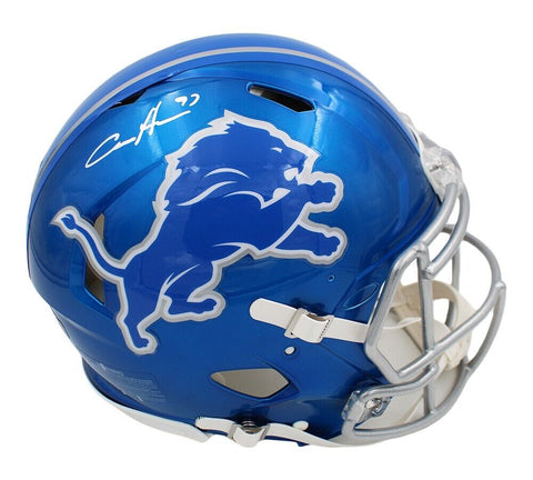 Aidan Hutchinson Signed Detroit Lions Speed Authentic Flash NFL Helmet