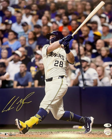 ANDREW VAUGHN Milwaukee Brewers Infielder Signed 16x20 Photo #2 AUTO - JSA