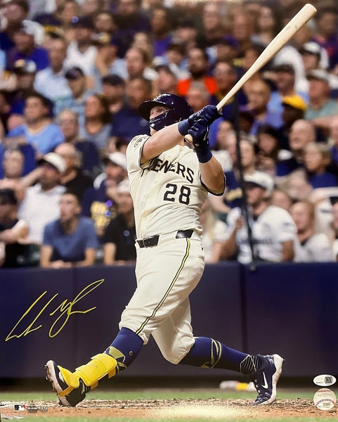 ANDREW VAUGHN Milwaukee Brewers Infielder Signed 16x20 Photo #2 AUTO - JSA