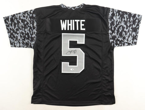 Pat White Signed West Virginia Mountaineers Jersey (JSA) 2009 2nd Round Pck QB