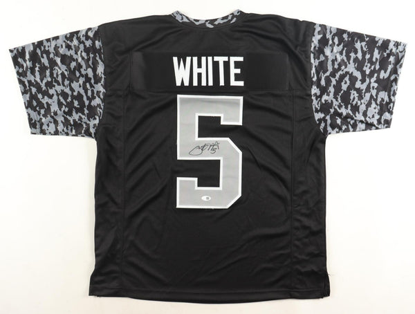 Pat White Signed West Virginia Mountaineers Jersey (JSA) 2009 2nd Round Pck QB