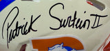 Patrick Surtain II Autographed Denver Broncos Retro Mini Helmet -- BAS COA