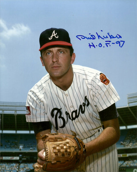 Atlanta Braves Hall of Famer PHIL NIERKO Signed 8x10 AUTO Photo #3 w/ HOF '97