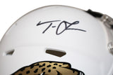 Trevor Lawrence Signed Jacksonville Jaguars Flat White Mini Helmet FAN 38409