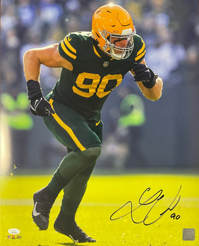 Packers 1st Round Pick LUKAS VAN NESS Signed 16x20 Photo #3 AUTO - JSA
