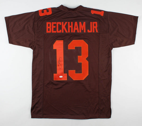 Odell Beckham Jr. Signed Cleveland Browns Jersey (JSA COA) 3xPro Bowl W.R.