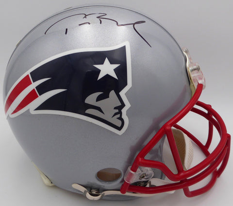 Tom Brady Autographed Authentic Full Size Helmet Patriots Fanatics Holo #A654320