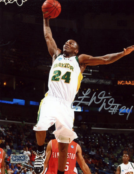 LACEDARIUS DUNN SIGNED AUTOGRAPHED BAYLOR BEARS 8x10 PHOTO COA