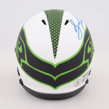 Drew Lock Signed Seattle Seahawks Lunar Alternate Speed Mini Helmet (Beckett)