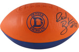 Rod Bernstine Autographed/Signed Denver Broncos Foam Football Beckett 52871