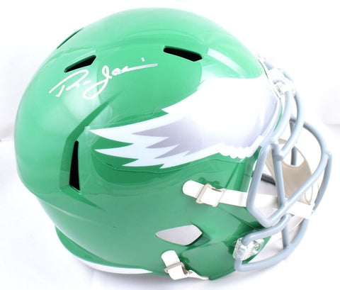 Ron Jaworski Autographed Eagles F/S Alternate 2023 Speed Helmet- Beckett W Holo