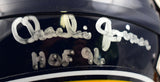 C. Joiner K. Winslow D. Fouts Autographed Chargers Mini Helmet w/ HOF-BA W Holo