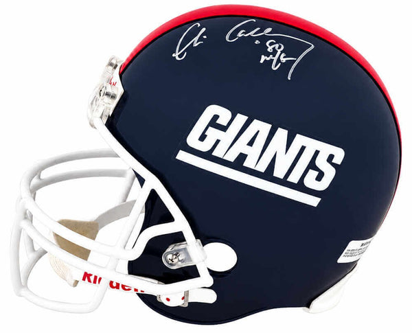 Chris Calloway Signed Giants T/B Riddell F/S (VSR4) Replica Helmet -SCHWARTZ COA