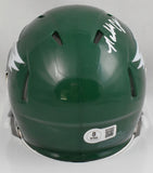 Randall Cunningham Autographed Eagles 74-95 Speed Mini Helmet - Beckett W Holo