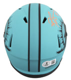 Dolphins Ricky Williams Authentic Signed Rave Speed Mini Helmet BAS Witnessed