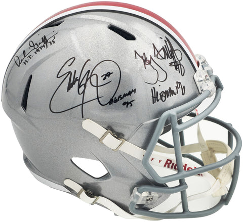 GRIFFIN, GEORGE & SMITH AUTOGRAPHED OHIO STATE FULL SIZE HELMET BECKETT 230105