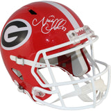 Nick Chubb Autographed/Signed Georgia Bulldogs F/S Helmet Beckett Witness 49799