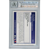 Ray Lewis Autographed/Signed 2009 Topps #307 Trading Card Beckett 52985