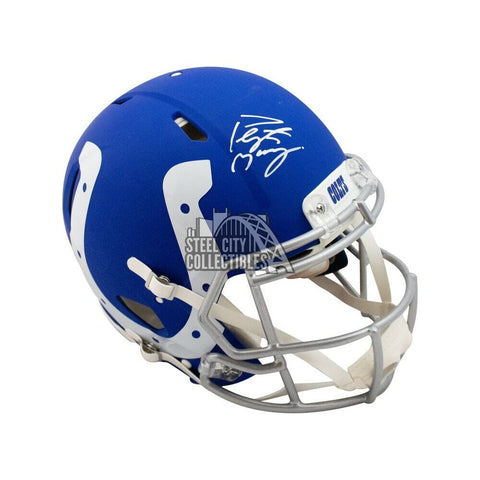 Peyton Manning Autographed Colts AMP Authentic F/S Football Helmet - Fanatics