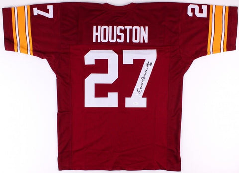 Kenny Houston Signed Redskins Jersey Inscribed HOF 86 (JSA COA) 12xPro Bowl D,B,