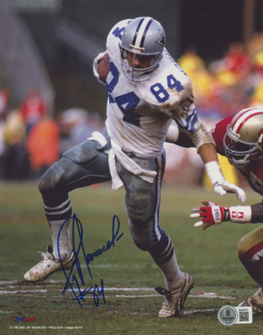 Cowboys Jay Novacek #84 Authentic Signed 8x10 Vertical Photo BAS #BU87677