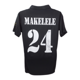 Claude Makelele Signed Real Madrid FC Away Soccer Jersey #24 with Beckett COA