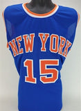 Earl Monroe Signed New York Knicks Jersey HOF 1990 (JSA COA) 1973 World Champion