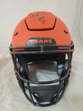 BRIAN URLACHER "HOF 18" SIGNED CHICAGO BEARS RAVE SPEEDFLEX HELMET BECKETT