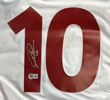 Francesco Totti Signed AS Roma White Kappa Soccer Jersey BAS