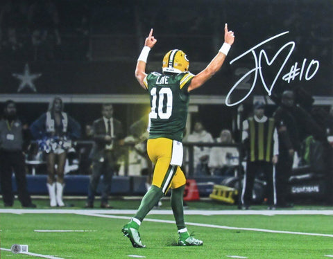 Jordan Love Green Bay Packers Autographed 16x20 Photo Beckett 189160