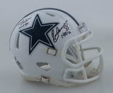 Randy White, Mel Renfro & Drew Pearson Signed Dallas Cowboys Mini Helmet /JSA