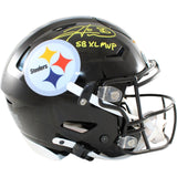 Hines Ward Signed Pittsburgh Steelers Speedflex Helmet SB XL MVP Beckett W 58614