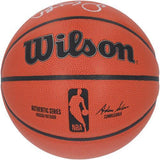 Patrick Ewing New York Knicks Signed Wilson Replica Basketball