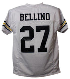 Joe Bellino Autographed/Signed Navy White XL Jersey Heisman 10475