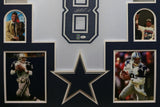 FRAMED DALLAS COWBOYS TROY AIKMAN AUTOGRAPHED SIGNED JERSEY JSA COA