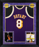 Lakers Kobe Bryant Signed Purple M&N 1996-97 HWC Framed Jersey PSA #B13204