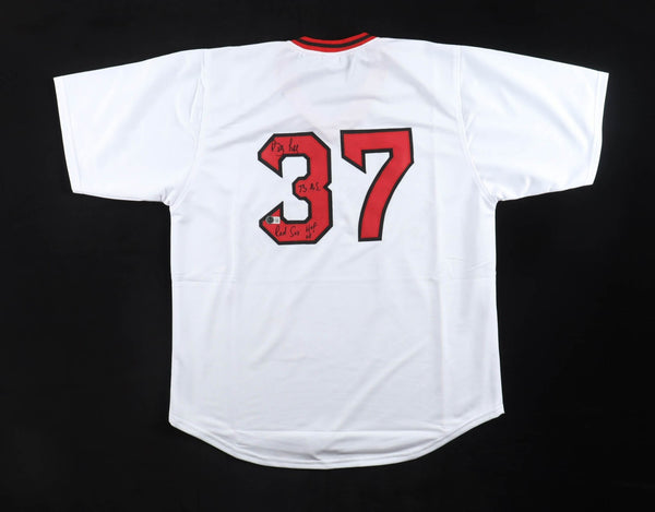 Bill Lee Signed Boston Red Sox Jersey (Beckett) 1973 All Star Pitcher / Spaceman
