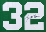 Kevin McHale Signed Boston Celtics 31x35 Custom Framed Green Jersey (JSA COA)
